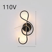 Nordic Spiral LED Wall Lamp