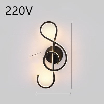 Nordic Spiral LED Wall Lamp