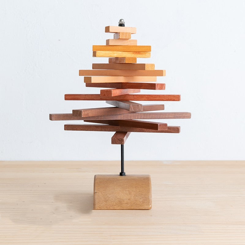 Nordic Wooden Tree Art Decoration