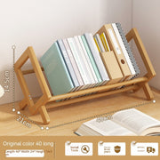 Bamboo Desktop Bookshelf