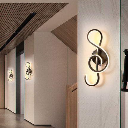 Nordic Spiral LED Wall Lamp