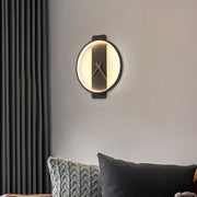 LuxeGeo Nordic Clock Wall Lamp