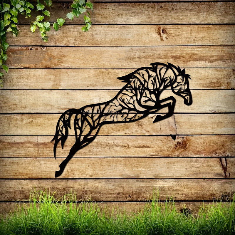 Geometric Horse Wall Art