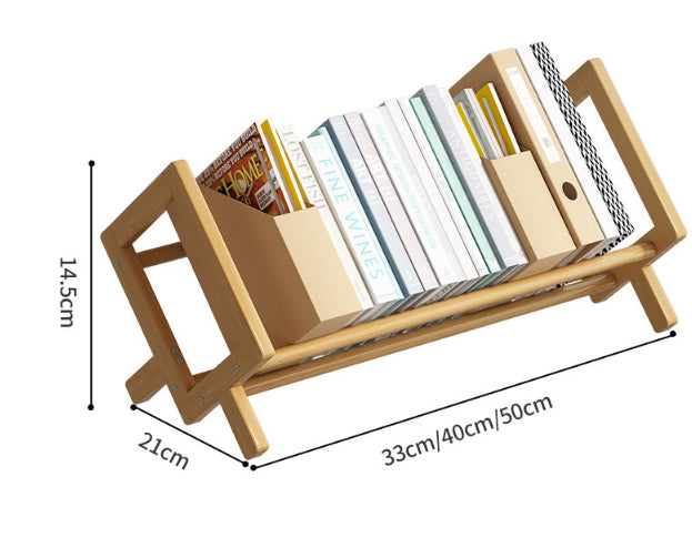 Bamboo Desktop Bookshelf