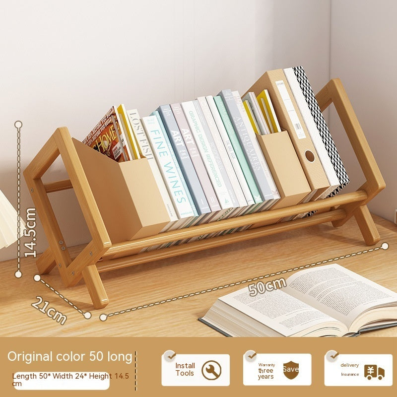 Bamboo Desktop Bookshelf