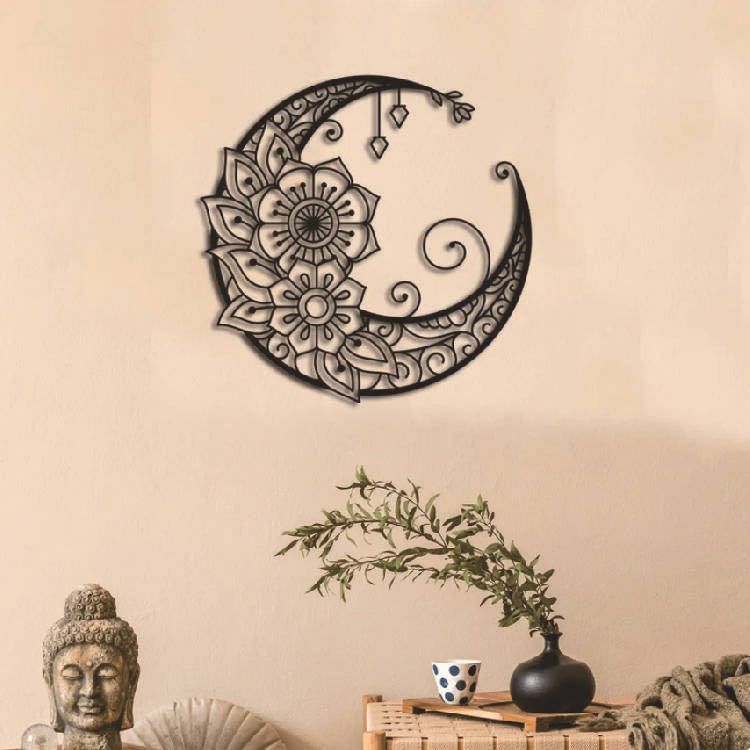 Moon Flower Wall Art