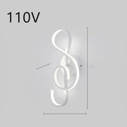 Nordic Spiral LED Wall Lamp