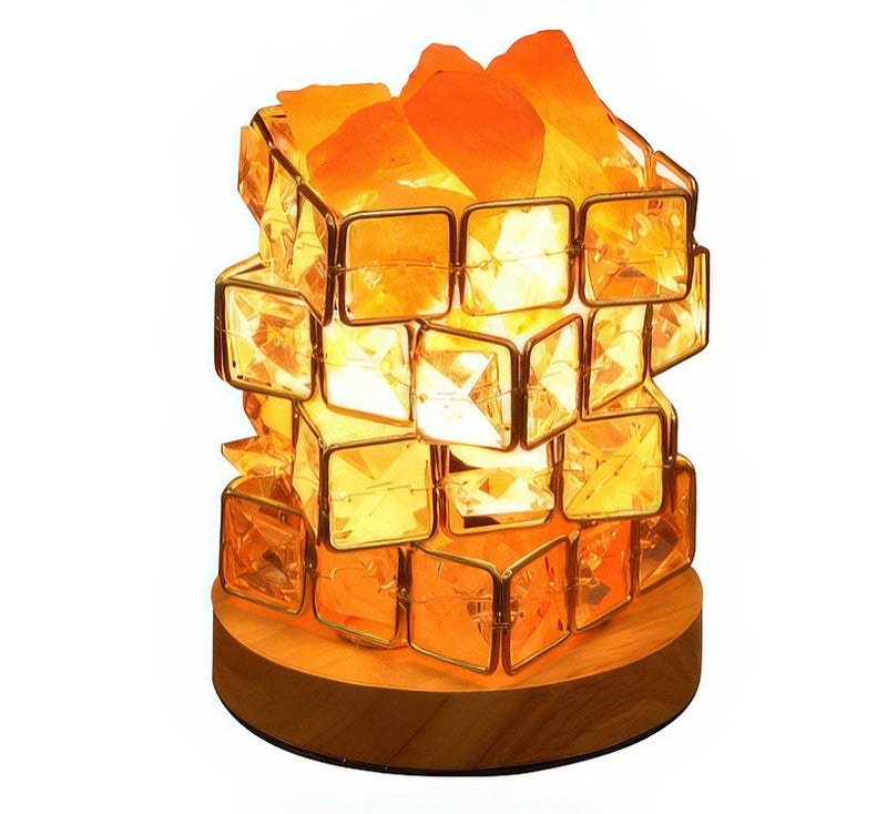 Himalayan Crystal Salt Lamp – Natural Air Purifier