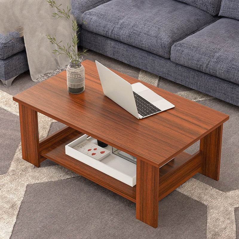 Modern Coffee Table with Storage Rack