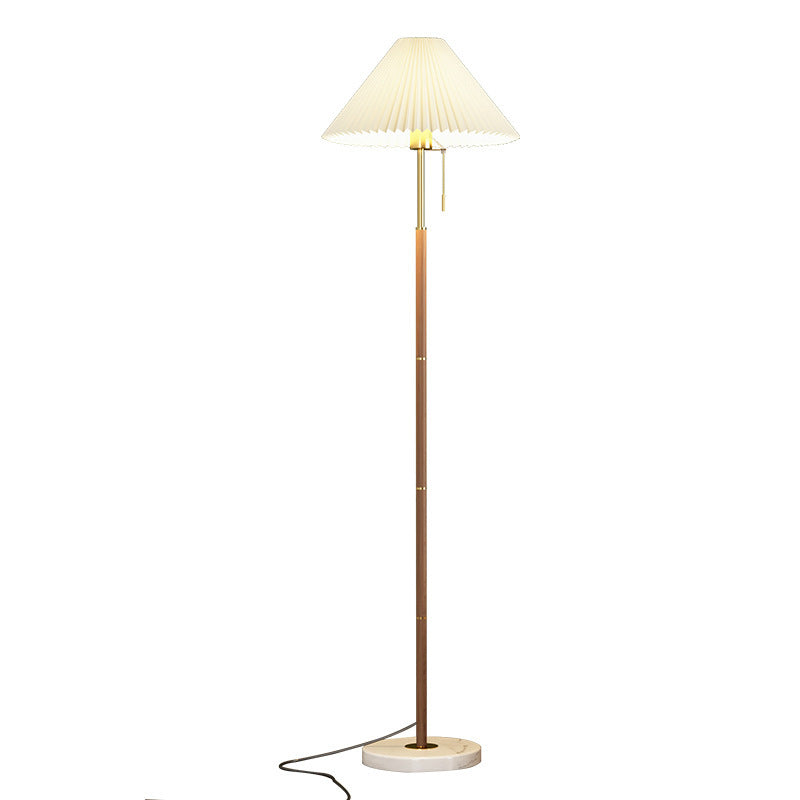 Retro Pleated Floor Lamp