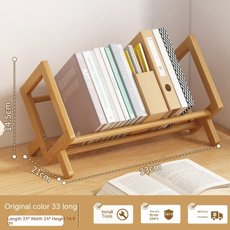 Bamboo Desktop Bookshelf