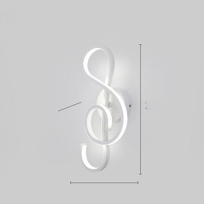 Nordic Spiral LED Wall Lamp