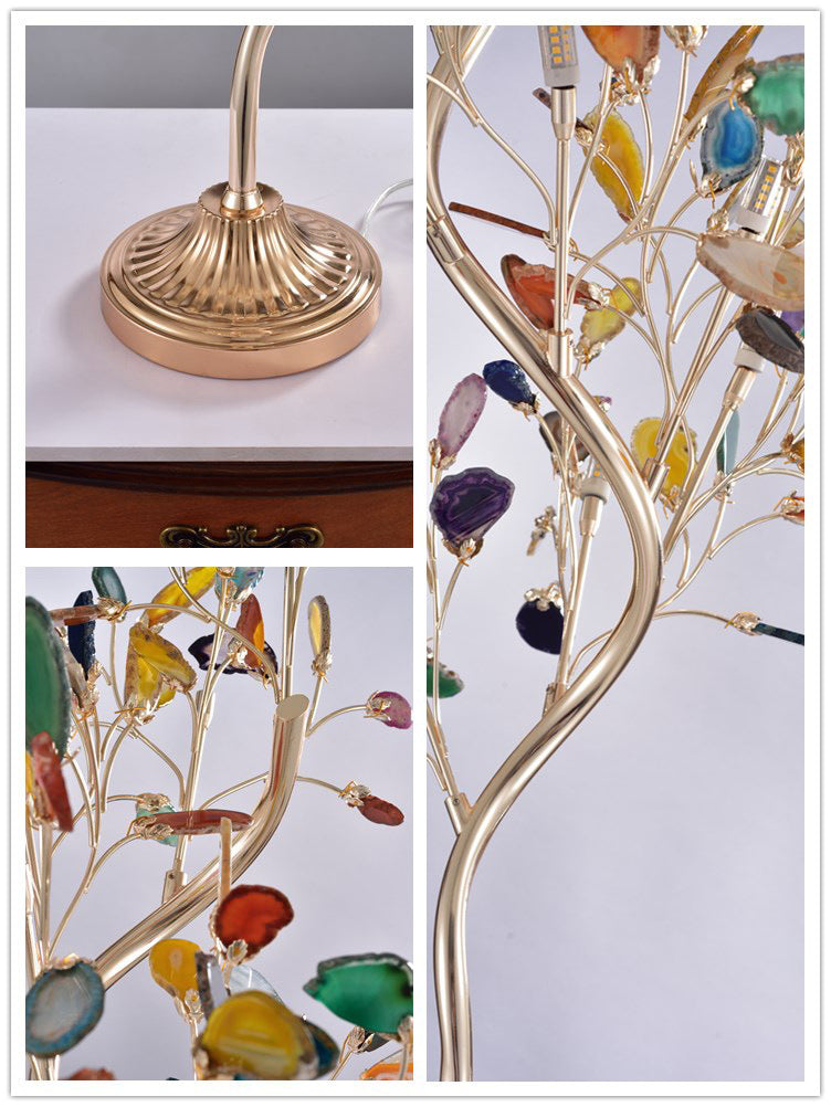 Agate Tree Branch Lamp