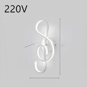 Nordic Spiral LED Wall Lamp