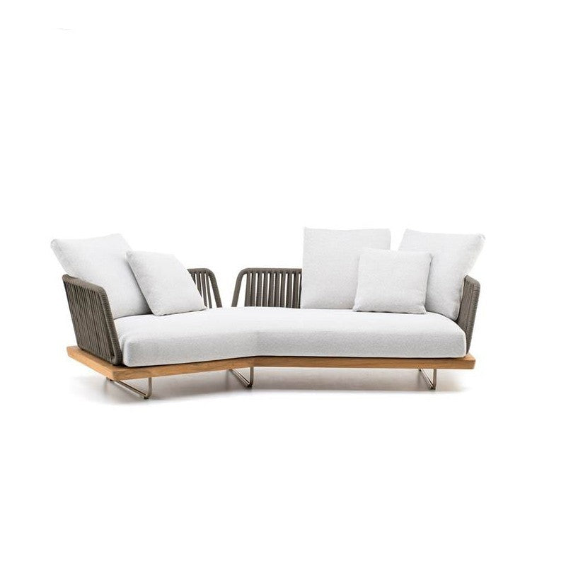 The Teak Sunset Sofa - Sun And Rain Protection