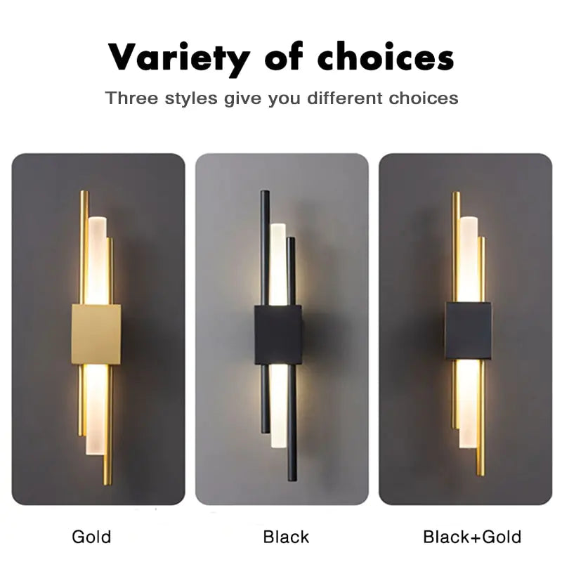 Aurelia Brass LED Wall Lamp