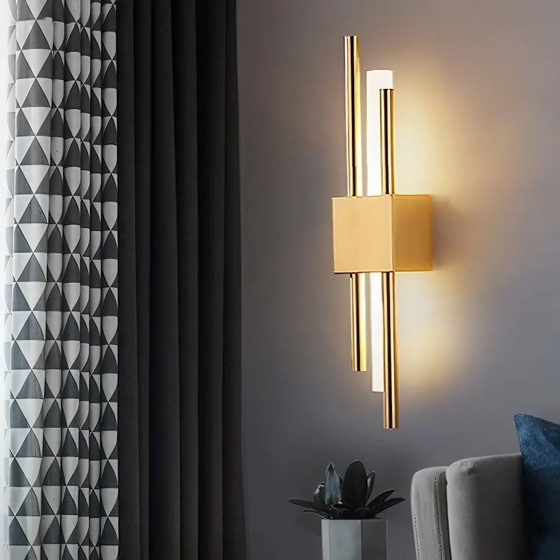 Aurelia Brass LED Wall Lamp