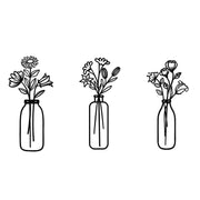 Flower Vase Wall Art