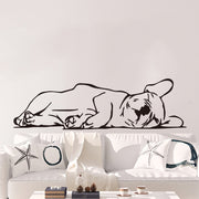 Sleeping Puppy Wall Sticker