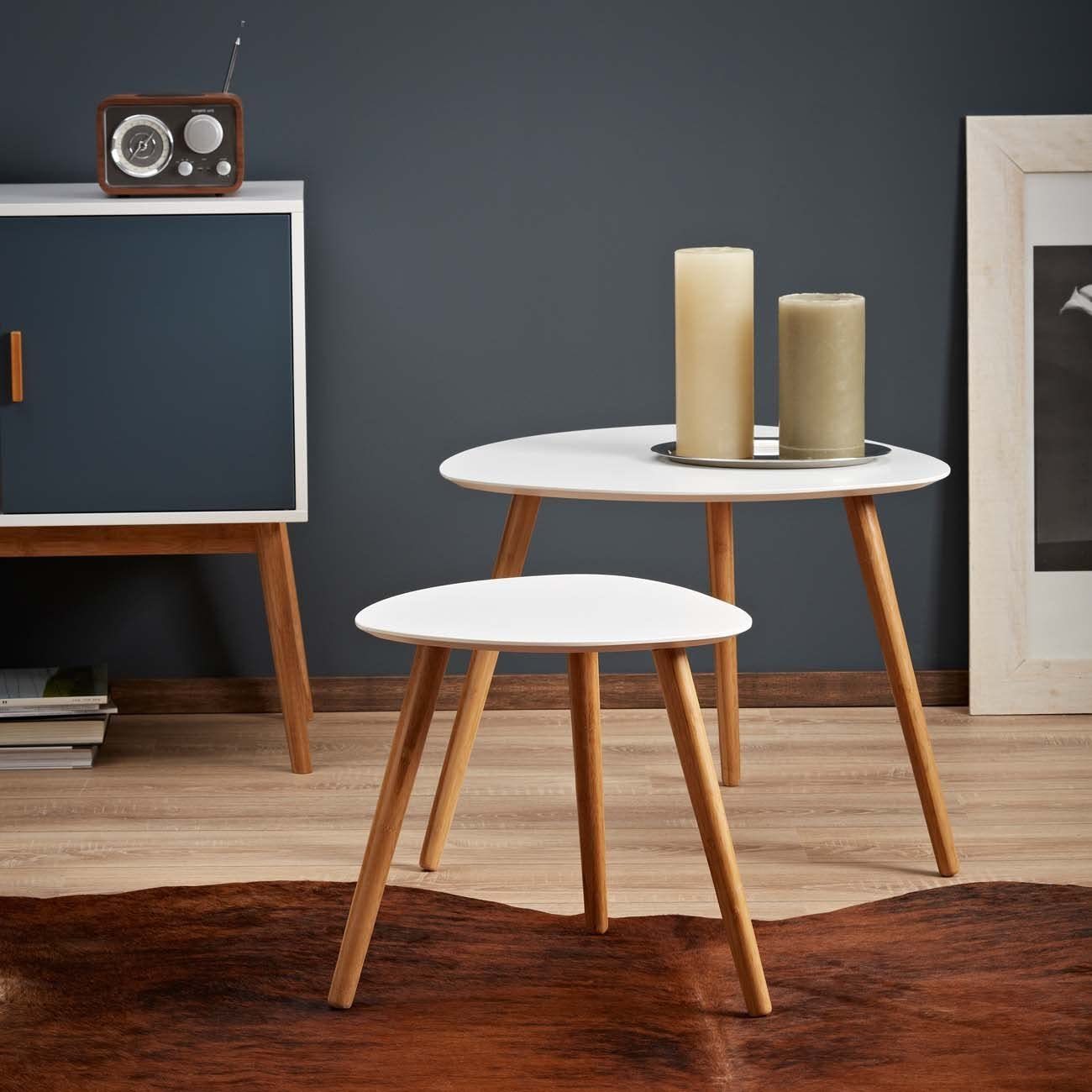 Nordic Minimalist Triangle Coffee Table