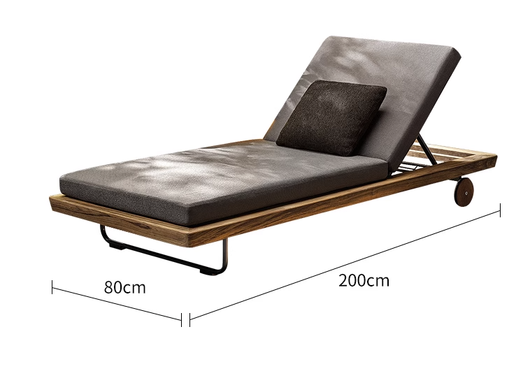 The Teak Sunset Sofa - Sun And Rain Protection