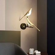 Gold Bird LED Wall Lamp