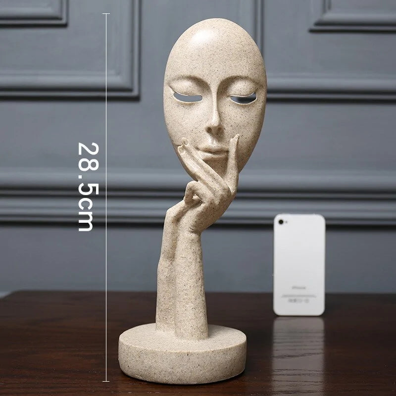 3D Face Mask Sculpture