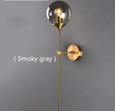 Golden Globe Wall Lamp