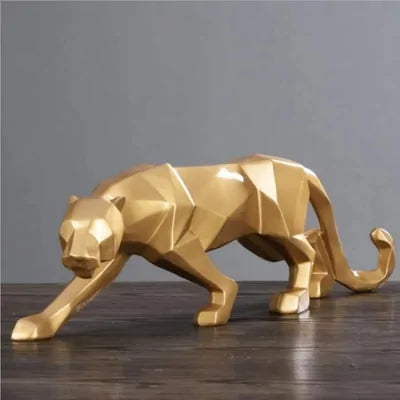 Leopard Resin Statue