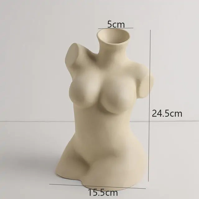 Body Form Ceramic Vase Set