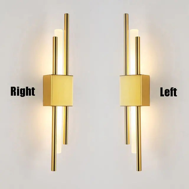 Aurelia Brass LED Wall Lamp