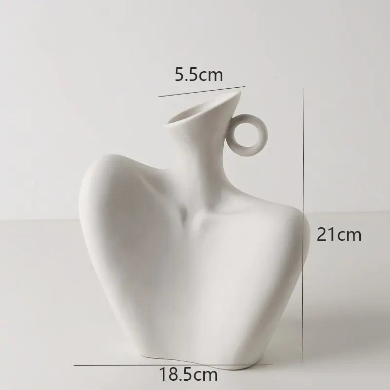 Body Form Ceramic Vase Set