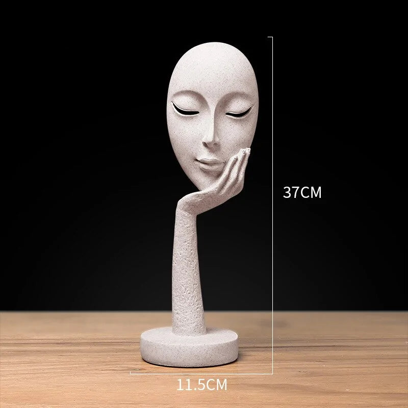 3D Face Mask Sculpture