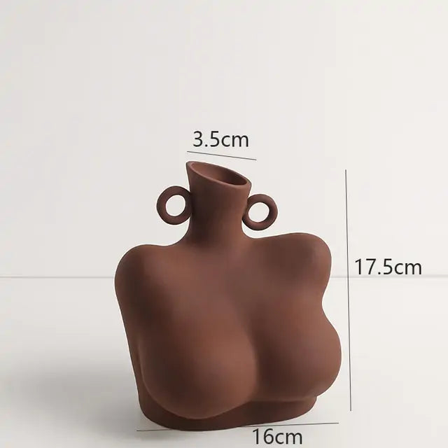 Body Form Ceramic Vase Set