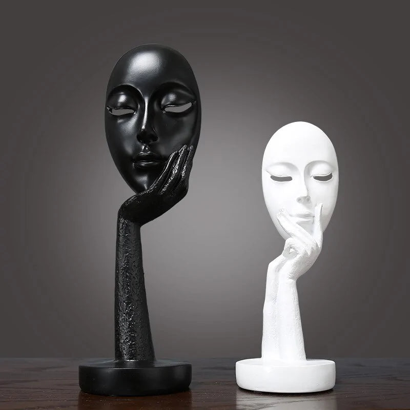 3D Face Mask Sculpture