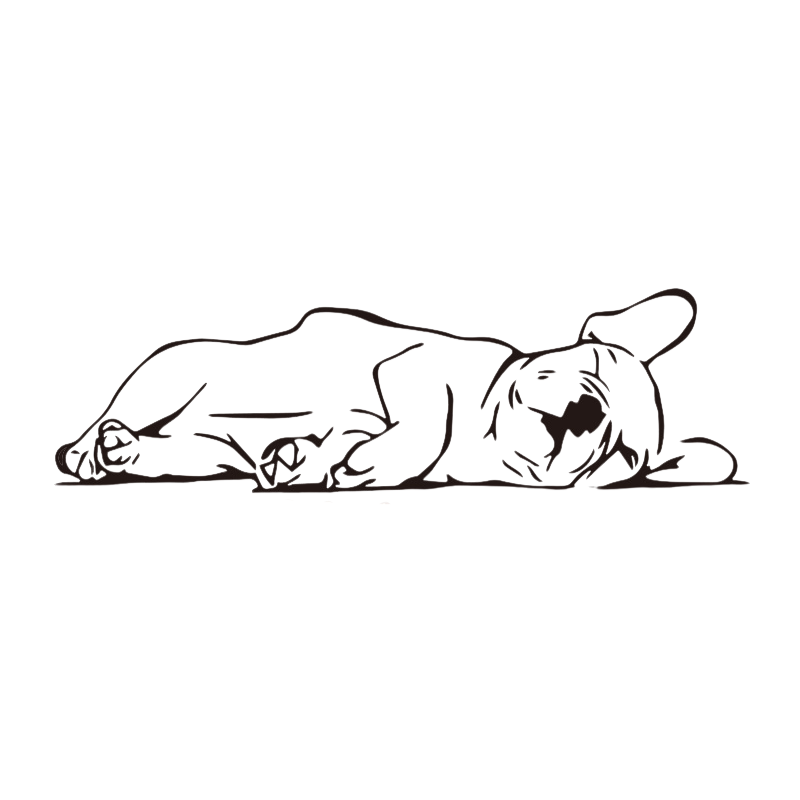 Sleeping Puppy Wall Sticker