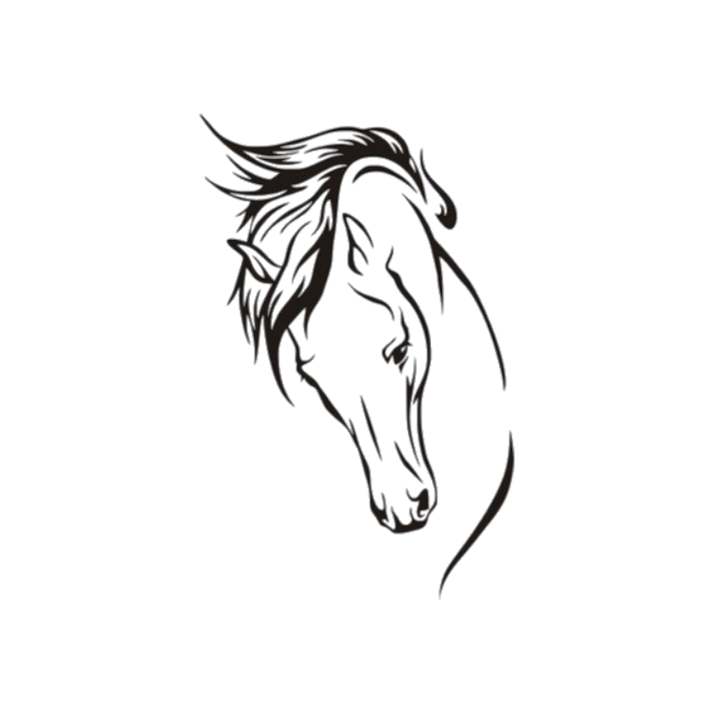 Horse Head Wall Sticker