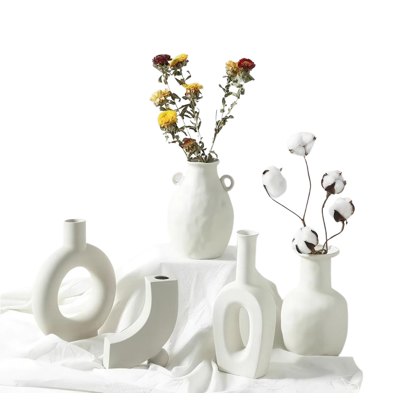 Nordic Ceramic Vase Ornaments