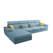 4-Seater Minimalist Sofa in Premium Fabric