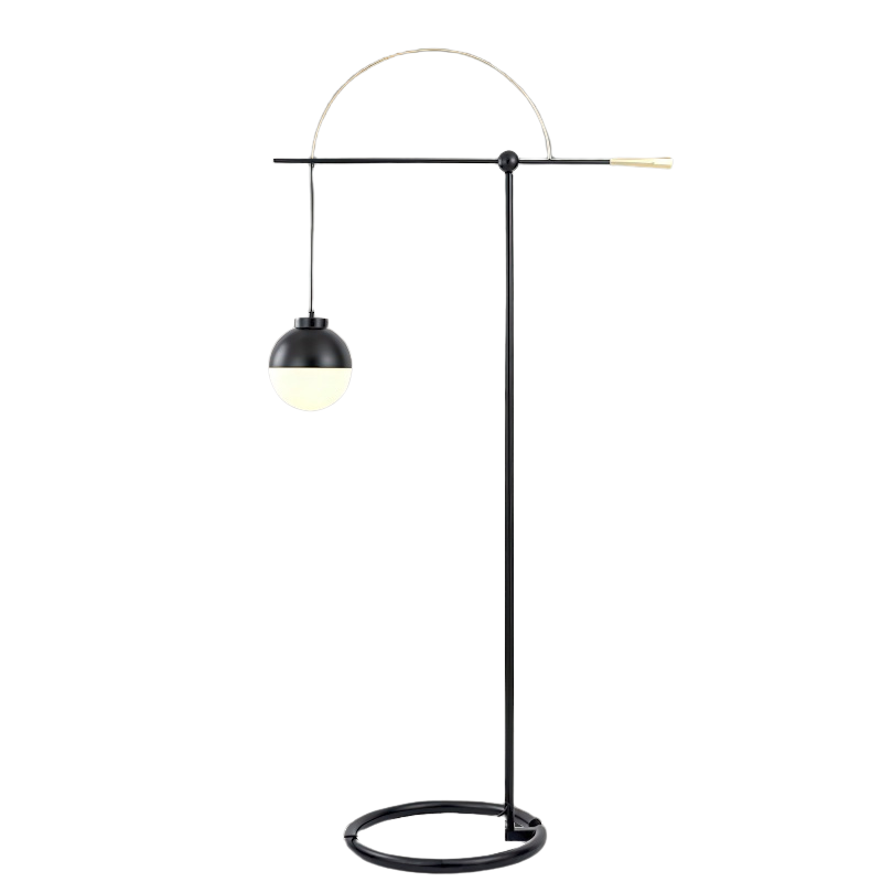 Nordic Arc Fishing Floor Lamp