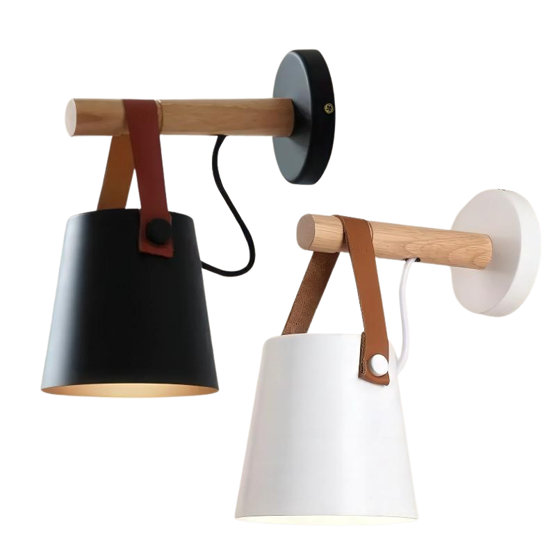 Riley Wooden Wall Lamp