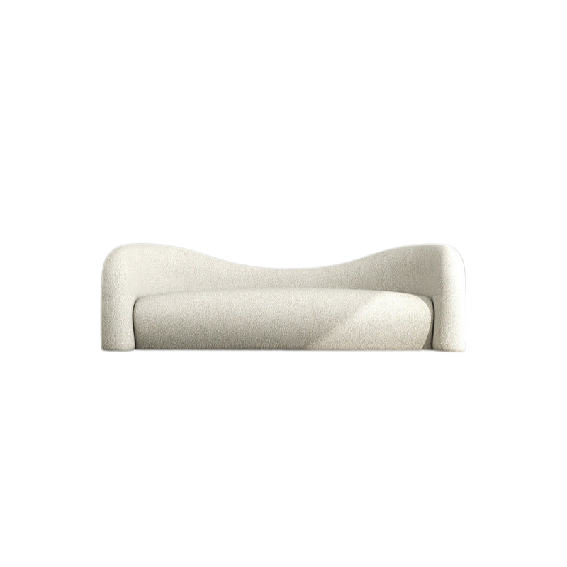 Lazy Minimalist Sofa - Lamb Cashmere