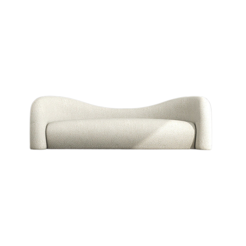 Lazy Minimalist Sofa - Lamb Cashmere