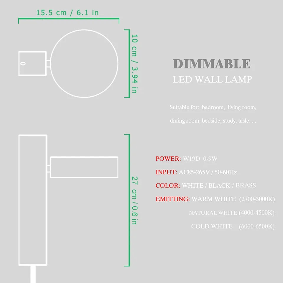 Vespera LED Wall Lamps