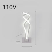 Nordic Spiral LED Wall Lamp