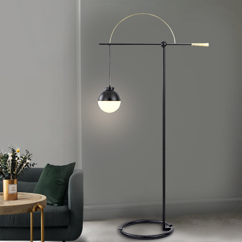 Nordic Arc Fishing Floor Lamp