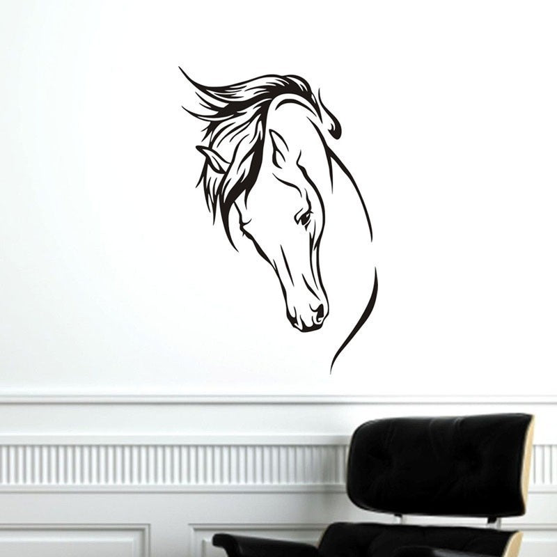 Horse Head Wall Sticker