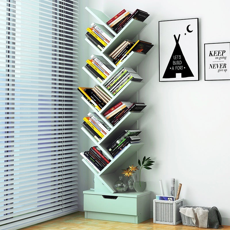 Floor Bookshelf Storage Rack