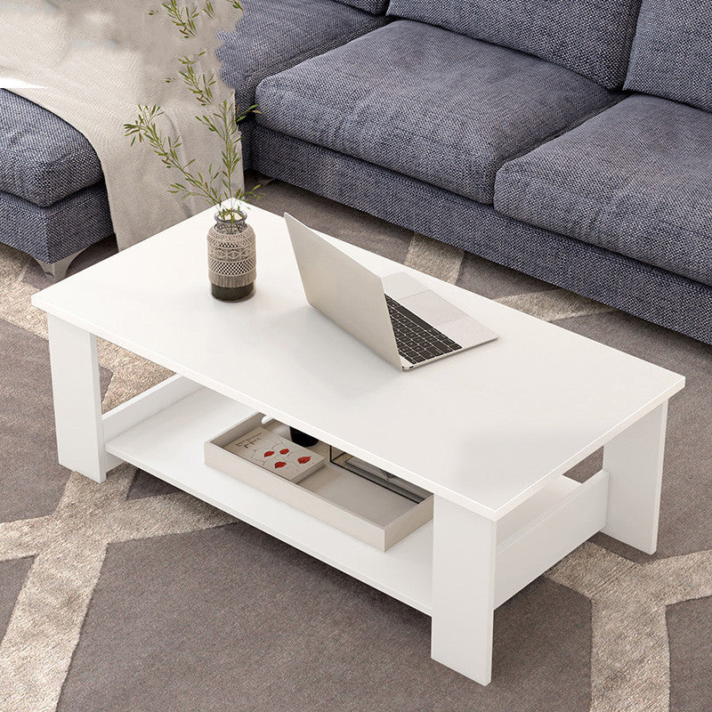 Modern Coffee Table with Storage Rack