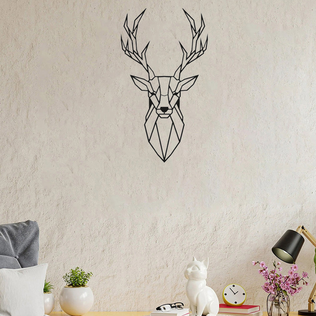 Animal Head Wall Art (Wolf/Deer)